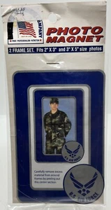 U.S. Air Force FOTO MAGNET 2-RAHMEN SET (PASSEND FÜR 2"x3" & 3"x5" FOTOS) - Bild 1 von 1