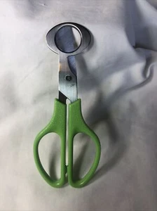 Quail Egg Scissors green  Stainless Steel - Picture 1 of 6