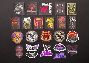 Black Sabbath Vinyl Stickers Ozzy Osbourne Prince Of Darkness Gothic Bat Tribute - Picture 1 of 24