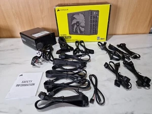 Corsair HX1500i 1500W Fully Modular Gaming PC Power Supply + iCUE +9 PCI-E 6 Pin - Afbeelding 1 van 11