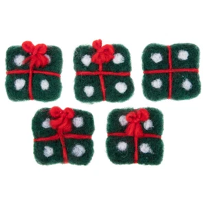 5 Pcs Wolle Filz Geschenkbox Anhänger Hängende Festival-Anhänger Selber Machen - Bild 1 von 12
