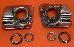 1960 OEM Oldsmobile Windshield Wiper Washer Bezel Pair 577259 577258 - Bild 1 von 10