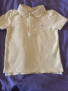 Janie and jack boys pale yellow polo shirt - Picture 1 of 3