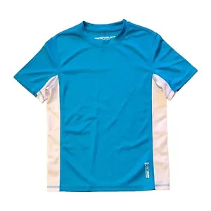 XeroXposur Boys Size M Blue Short Sleeve Swim Shirt Sun Protection 50+ - Picture 1 of 6
