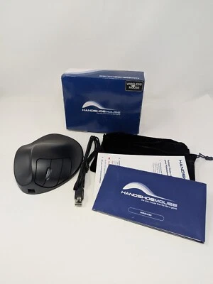 Hippus  Handshoe Mouse  LL2UL Wireless, Large LH Black, missing Micro Antenna - Image 1 of 4