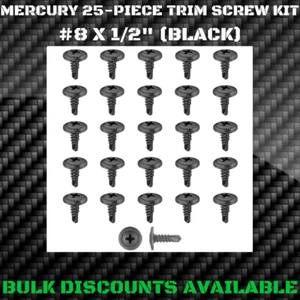 1975+ Mercury Bobcat Interior Exterior Wheel Well Molding Trim Screws #8 X 1/2"  - Picture 1 of 2