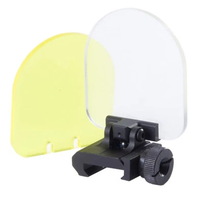 Scope Lens Protector Cover Flip Down 2 Shields w/20mm Rail Picatinny Mount - Image 1 of 4