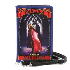 Borsa a mano Dracula borsa a tracolla libro gotico fantasy vampiro novità regalo - Foto 1 di 3
