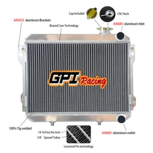 FOR Toyota Corolla SR5 AE70/AE71/AE72 3A/4A 1.5/1.6 1979-1983 Aluminum Radiator - Picture 1 of 4