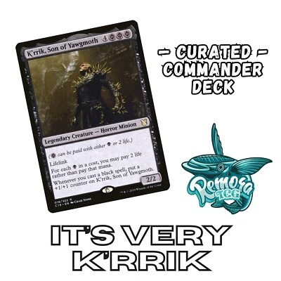 K’rrik, Son Of Yawgmoth |  Ready-to-play Lifegain/Lifeloss EDH | MTG Mono Black - Image 1 of 4