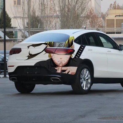 ANIME NARUTO VINYL GRAPHICS CAR STICKER REAL END CAR BACK STICKER FIT ANY CAR - Image 1 of 2
