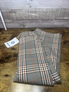 Mayoral Plaid High Waist Wide Leg Pants - NWT Girls 8 - Picture 1 of 9