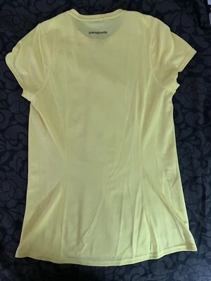 Camisa Top Patagonia Active Light Wear Amarilla Talla Pequeña Foto 1 de 4