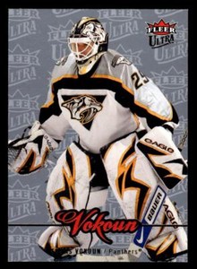 Tomas Vokoun 2007-08 Fleer Ultra Ice Medallion 25/100 #86 PREDATORS