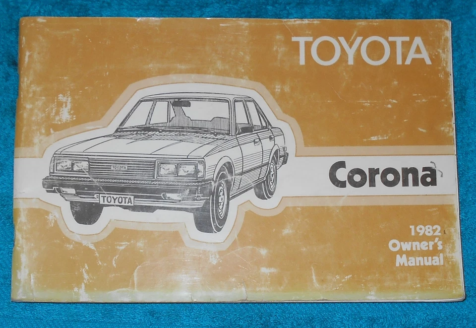 1982 Toyota Corona ORIGINAL OEM OWNER'S MANUAL Jdm - Image 1 of 2
