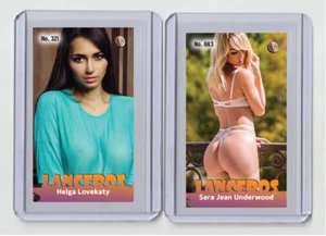 Sara Jean Underwood rara carta tabacco MH Lanceros #'d x/3 n. 683 - Foto 1 di 1