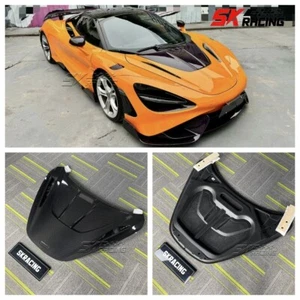 Gloss/Forged/Carbon Fiber Front Hood Panel Bonnet Cover For Mclaren 720S 2017-23 - Picture 1 of 29