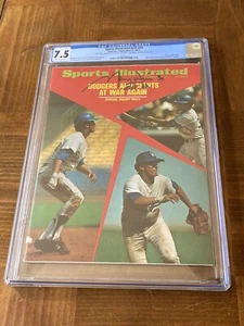 Maury Wills Sports Illustrated CGC 7.5 OW/White Newsstand (Auto’d #30 1962 MVP) - Picture 1 of 3