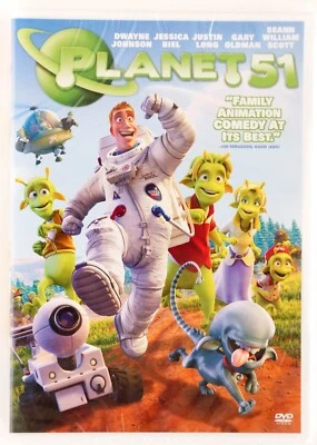 Planet 51 (DVD, 2009, Widescreen) NEW SEALED, Dwayne Johnson, Family Animation - Image 1 of 3