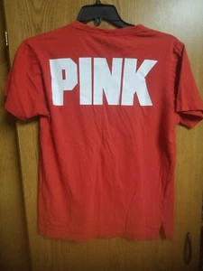 Victorias Secret Patriotic Pink T Shirt Small - Picture 1 of 3