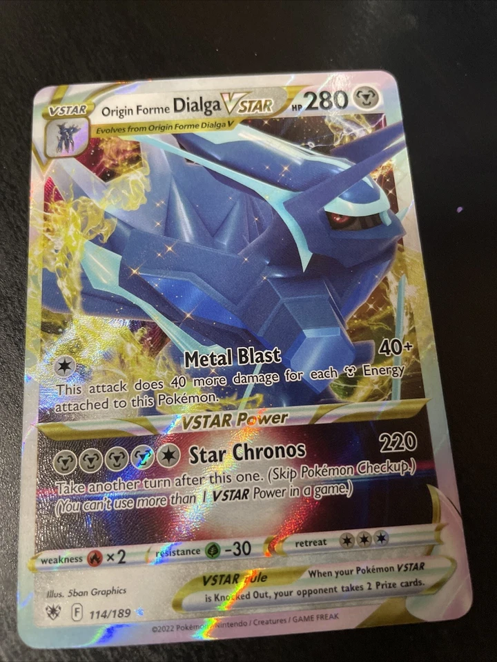 Origin Forme Dialga VSTAR 114/189 Prize Pack Series Cards Holo - Image 1 of 1