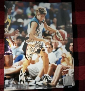 Cindy Blodgett WNBA 1998 Round 1-Univ. Of Maine Autographed 8x10 - Picture 1 of 5