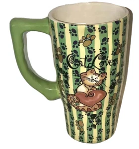 Taza de café grande de cerámica divertida para amantes de los gatos - Imagen 1 de 10