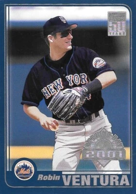 2001 Topps Opening Day Baseball - Robin Ventura #4 - New York Mets - Image 1 of 4
