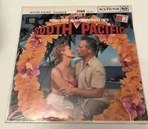 1958 VINTAGE SOUTH PACIFIC Rodgers Hammerstein Musical 12" Vinyl LP NM/NM - Picture 1 of 5
