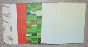 30 x A6 Asst gemustertes Trägerpapier für Karten/Scrapbooking etc 120 g/m² NEU - Bild 1 von 1