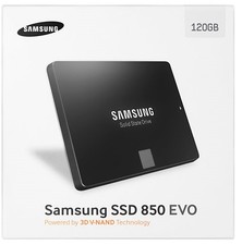 SAMSUNG 120GB 850 EVO SSD 120G SATA III 2.5" 6Gb/s 540/520MB/s MZ-75E120B