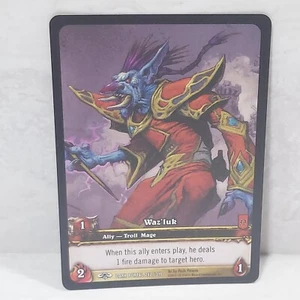 Tarjeta de juego de cartas coleccionables World of Warcraft Through The Dark Portal Waz'luk 242/319 3/4 lámina artística - Imagen 1 de 3