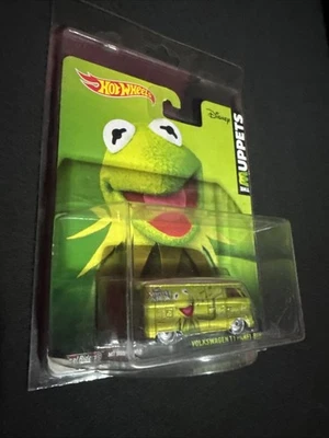 Autobús de panel Volkswagen T1 2014 Hot Wheels verde lima Pop Culture: The Muppets 1:64 Foto 1 de 4