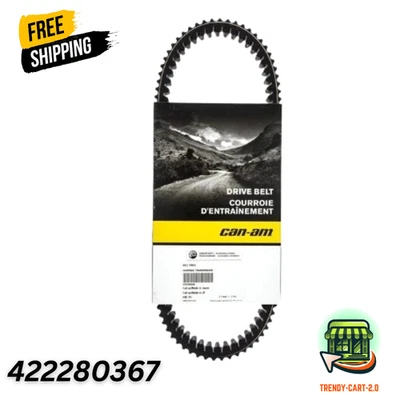 Can-Am 422280367 Clutch Drive Belt 2013-2020 Maverick Commander Max 1000R DPS - Image 1 of 4