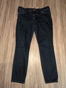 Kut from the Kloth Womens Jeans Blue Dark Wash Size 14 Connie Ankle Skinny - Picture 1 of 16
