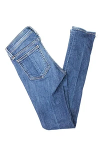 Rag & Bone Jean Women Mid Rise Medium Wash Capri Jeans Blue Denim Size 24 - Picture 1 of 5