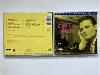 Chet in Paris, Vol. 2: Everything Happens to Me by Chet Baker (CD, Feb-1989,... Foto 1 de 2