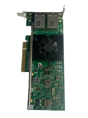Genuine Dell/Intel X540-T2 Dual Port 10GbE Converged Network Adapter 3DFV8 - Image 1 of 2