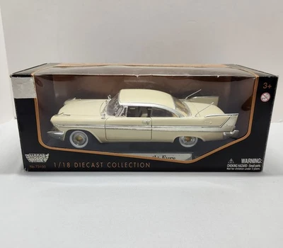 MotorMax 1:18 Die Cast 1958 Plymouth Fury Classic Car Pre Owned - Image 1 of 4