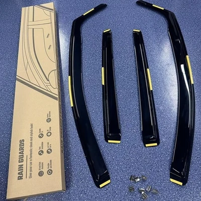 For 2013-2019 Ford Escape In-Channel Window Visor Vent Sun Rain Guards Deflector - Image 1 of 4