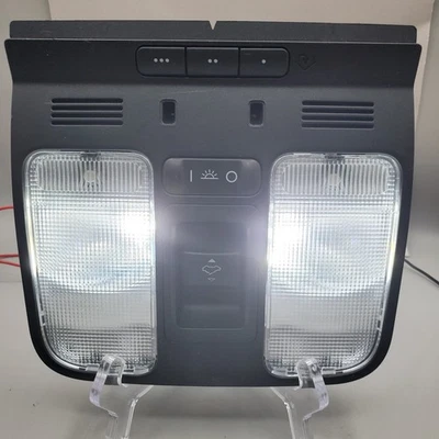 2007-2012 Acura MDX купольный свет черный OEM верхняя сборка люк HomeLink vid - Изображение 1 из 4