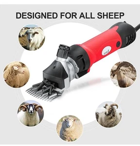 2400RPM Electric Sheep Shears Wool Shear Clipper Livestock Grooming Tool - Picture 1 of 7