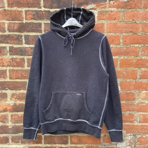 Noah Reverse Fleece Hoodie Men’s Medium Black Rare Streetwear Skater Pullover - Picture 1 of 15