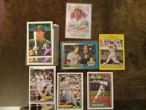 9x Jose Canseco MLB Sports Trading Card Lot Rookie Oakland Athletics - Picture 1 of 8