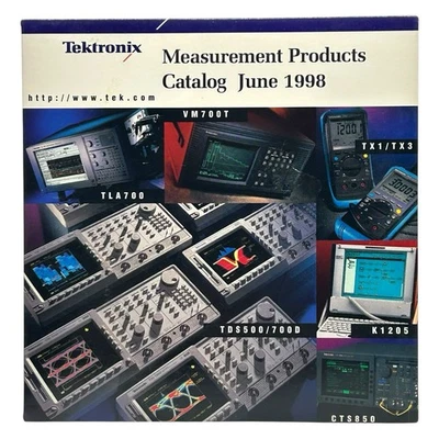 Tektronix Digital Measurement Products Catalog June 1998 WebCD CD-ROM - Image 1 of 4