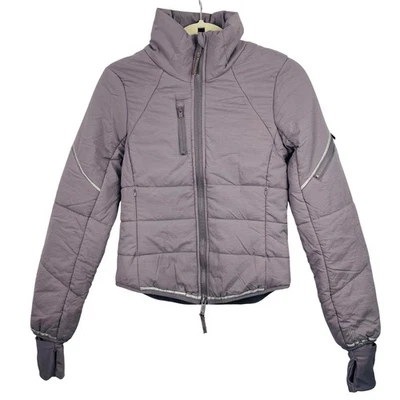 Chaqueta acolchada FP Movement Gathering Storm lila para correr al aire libre cálida nueva sin etiquetas talla XS Foto 1 de 4