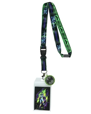 DC Comics Batman Lanyard Futuristic Tech Breakaway Porta Insignia de Identificación Foto 1 de 3