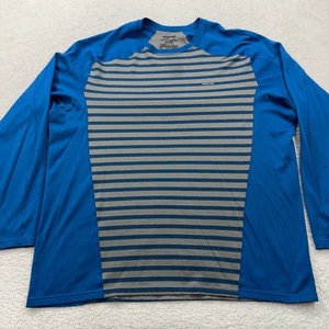 Camiseta Patagonia Capilene 3 Peso Medio Manga Larga Hombre XXL Rayas Azules - Imagen 1 de 8