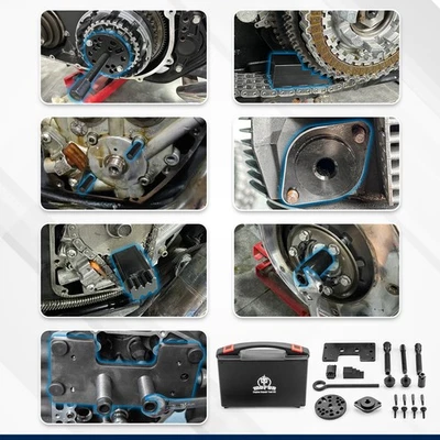 Juego de herramientas de reparación de motores de aluminio para Harley Davidson Touring Dyna Street Softail Foto 1 de 4