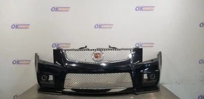 12 CADILLAC CTS V-SERIES FRONT BUMPER ASSEMBLY WITH GRILLE AND FOG LIGHTS BLACK — 第 1/4 张图片
